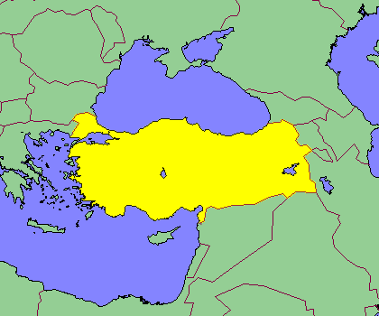 トルコ地図